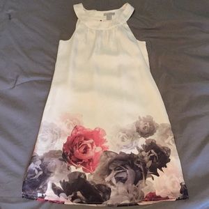 H&M white floral dress